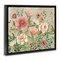 Stupell Industries Floral Surprise Garden Black Framed Floater Canvas Wall Art, design by Nan